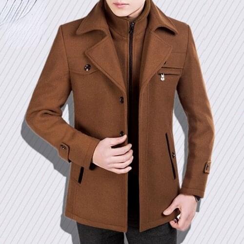 Fafallduo Men's Long Jackets