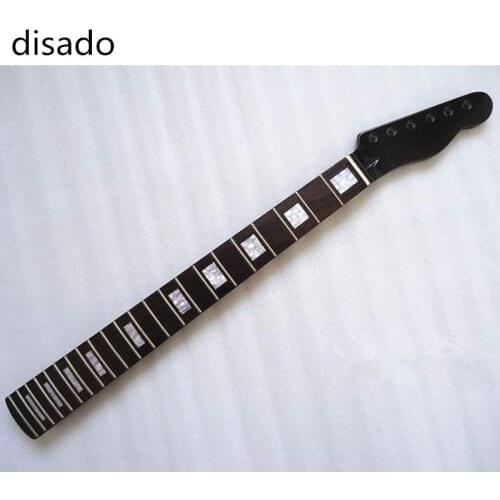 Disado 22 Frets Black color maple Electric Guitar Neck rosewood fingerboard Wholesale Guitar accessories Parts
