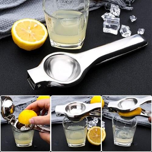 Creative Stainless Steel Lemon Clip Lemon Squeezer Household Mini Manual Fruit Juicer Lemon Juicer Machine Kitchen Accessories
