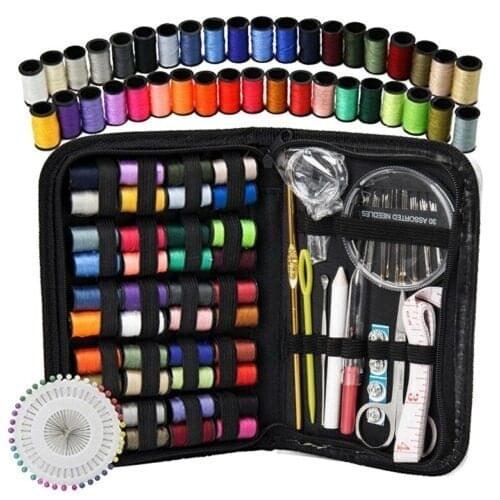 Multifunction sewing box sewing thread stitches tool set case Topselling 128pcs