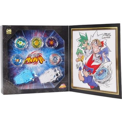 Genuine TOMY BEYBLADE BG31 Limited 20th Anniversary Steel Re-engraved Deluxe Edition Set Burst Top