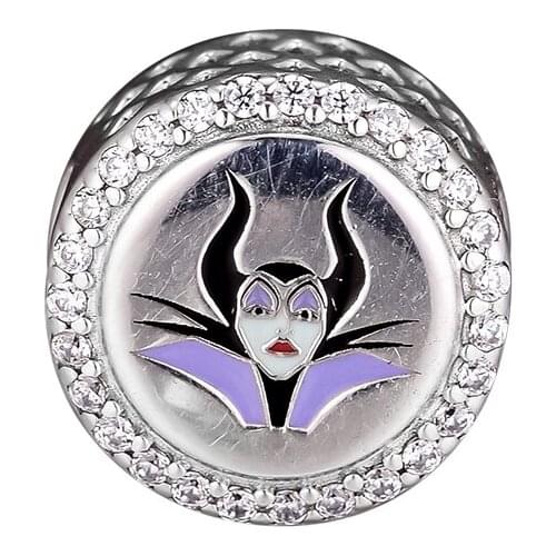 Fits Pandora Bracelet Charms Original 925 Sterling Silver Mistress of all evil Beads DIY Jewelry Making for Women