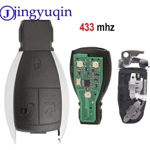 Jingyuqin Remote 433MHZ 3 Button Key Case Cover Smart Key FOR MERCEDES BENZ A B C E G R CL CLK E G GL M S SLK CLASS Fob Control