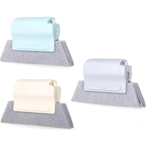 Cleaning Brush Cleaning Sponge Window Groove Cleaning Brushes Fur Brush Detachable Clean Tools For Kitchen 3pcs Slide Brush Head