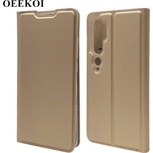 OEEKOI Ultrathin Leather Wallet Cover Case for Xiaomi Mi CC9 Pro