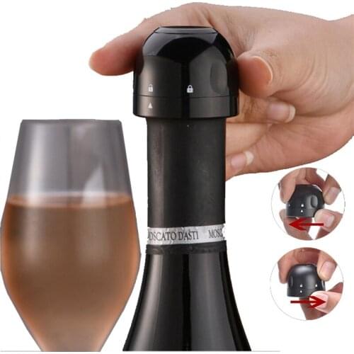 1/2/3pcs Vacuum Red Wine Bottle Cap Stopper Silicone Sealed Champagne Bottle Stopper Vacuum Retain Freshness Wine Plug Bar Tools