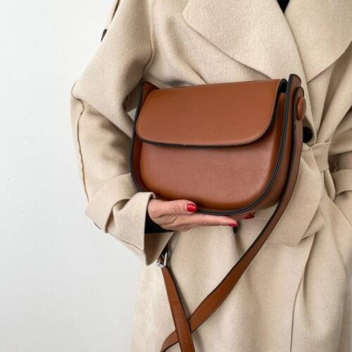 Vintage Small Flap Handbags For Women 2021 Crossbody Bags Fashion Shoulder Messenger Bag Women Leather Bags And Purses Black