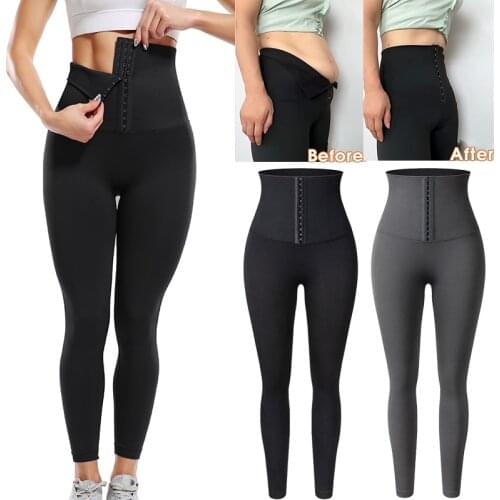 Womens High Waist Cincher Pants Tummy Control Waist Trainer Corset Leggings Hourglass Body Shaper Slimming Shapewear