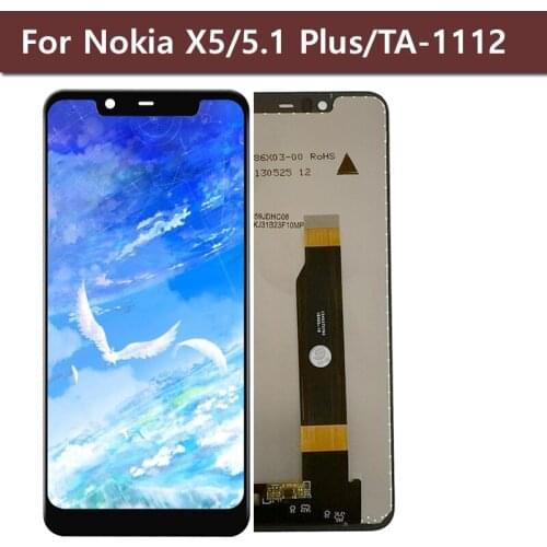 LCD Display For Nokia X5 TA-1120 TA-1105 TA-1102 LCD Display Touch Screen Digitizer Assmebly Replacement Parts