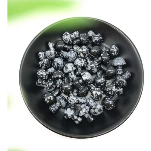 1/2Pcs Lovely Natural Alabaster Mushroom Shaped Polished Stone Decor Healing Gift Natural Stones and Minerals