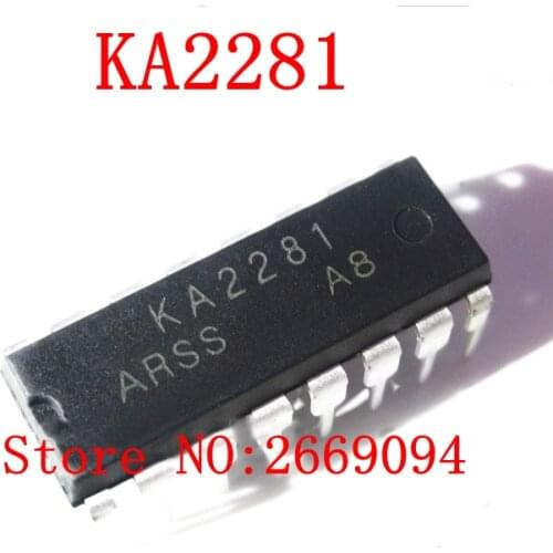 10PCS KA2281 A2281 2281 DIP DIP16 new and original IC