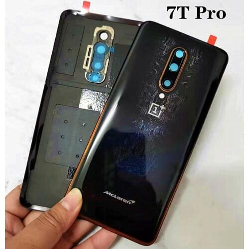 100% Original Back Cover For Oneplus 7T Pro 7TPro Oneplus7Pro Rear Back Housing Door Battery Cover Panel Mobile Phone Case Shell