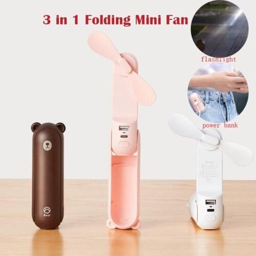 3 in 1 Handheld Fan Mini Fans Ventilador USB Rechargeable Fan 4800mAh Silent Small Fan for Home Ventilador de Mano Ventoinha