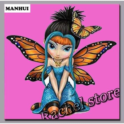 Diamond Embroidery Diy Diamond Painting Cross Stitch Kits Diamond Mosaic Little fairy Full Square Diamond Embroidery FB051