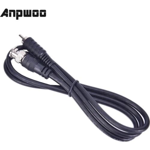 ANPWOO 1M/3ft BNC Male to RCA Male Jack Coaxial Cable Connector Video Adapter for CCTV Camera system Camera Accessories
