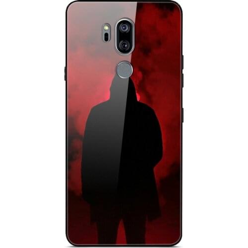 Case For LG G7 ThinQ For G7 Fit For G7 One Phone Case Tempered Glass Hard Back Phone Cover Series 3