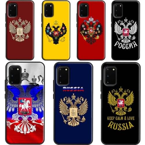 Russian Empire Coat of Arms Phone Case For Samsung Galaxy S21 Ultra S20 FE S10E S8 S9 S10 Plus Cover For Note 10 9 20