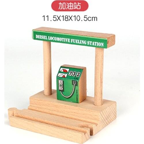 P151 locomotive diesel filling station fit Track game scene compatible fit Brio Wooden Educational Train Children