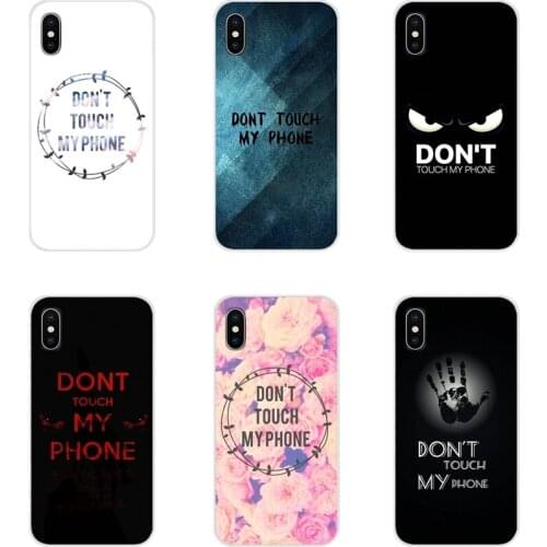 For Xiaomi Mi4 Mi5 Mi5S Mi6 Mi A1 A2 A3 5X 6X 8 CC 9 T Lite SE Pro Accessories Phone Shell Covers Don't touch my phone