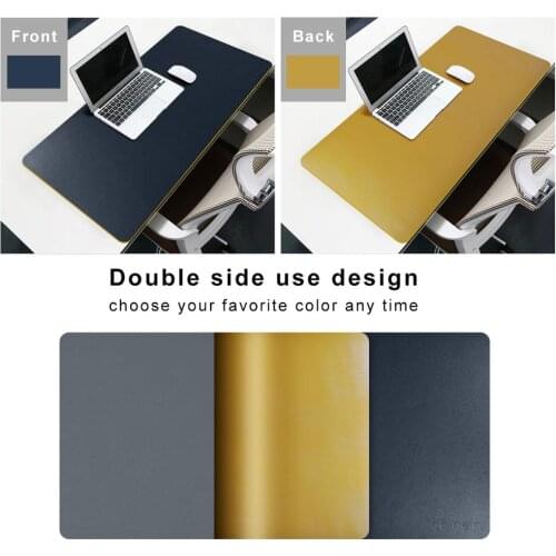 Double-side PU Leather Usable Mouse Pad 95*40cm Portable Large Gaming Mousepad Waterproof Desk Pad Grand Mat