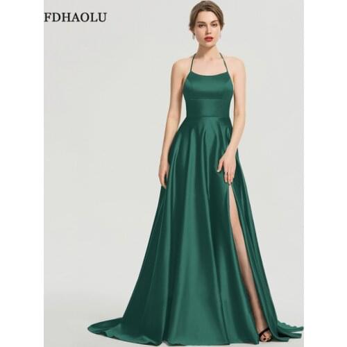 FDHAOLU Womens Satin Dresses