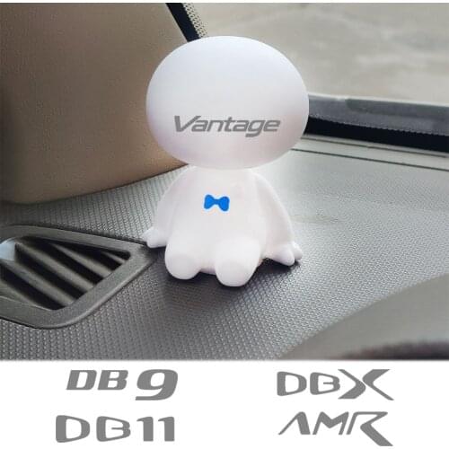 Cartoon Shaking Head Figure Car Ornaments Decorations Big Hero Doll Toys For aston martin AMR CYGNET DBS RAPIDE VANTAGE ZAGATO