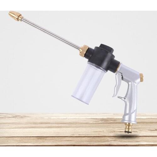 New High-Pressure Metal Water Spray Gun Car Washer Cleaner Garden Hose Water Gun Sprinkler Foam Water Gun For The Garden