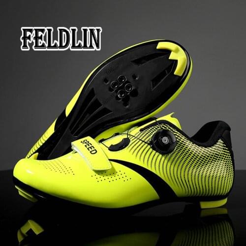 Professional Self-Locking Cycling Shoes Outdoor Breathable MTB Bicycle Shoes Anti-Skid Sneakers Racing Road Bike SPD Cleat Shoes