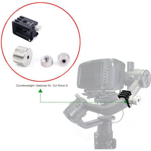 25g 100g Counterweight Balancer fr DJI Ronin S Gimbal BlackMagic BMPCC 4K Camera