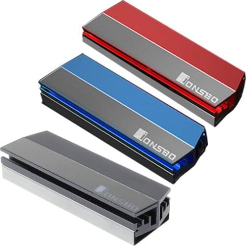 Aluminum Alloy M.2 SSD Heatsink Solid State Hard Disk Cooler Radiator Heat Thermal Dissipation Cooling Pads