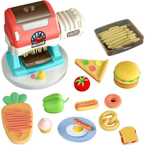 Pretend Play Dough Kitchen Creations Noodle Maker Play Dough Set Handmade DIY Creative Noodle Machine Toy Kit for Kids