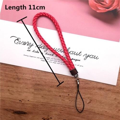 10PCS/lot Hand Wrist Lanyard Strap String for Phone iPhone 7 8 X 6 USB Flash Drives Keys Keychains ID Name Tag Badge Holders