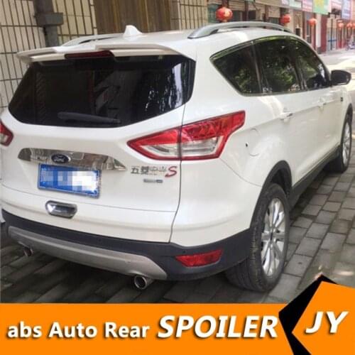 For FORD Kuga ST Spoiler 2012-2016 Kuga spoiler High Quality ABS Material Car Rear Wing Primer Color Rear Spoiler