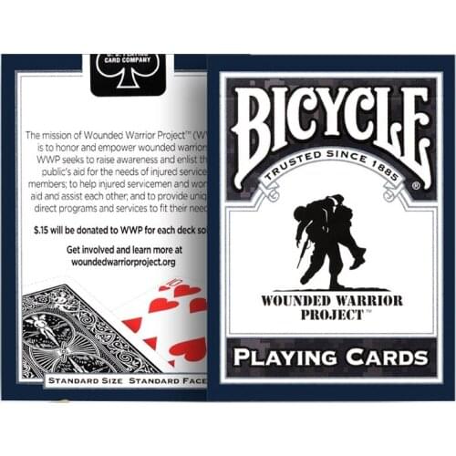 Bicycle Wounded Warrior Playing Cards Veteran Army Navy Marines Deck Poker Size USPCC Magic Cards Magic Tricks Props