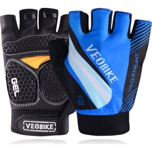 Cycling Gloves Half Finger Cycle GEL Racing Mountain Bike Mtb Bicycle Spring Road Protector with GEL silicone