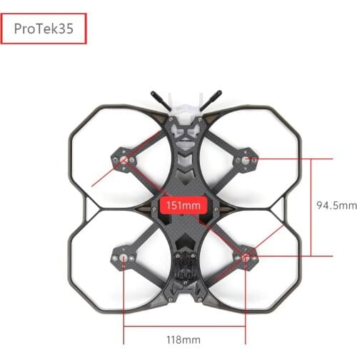 FPV Drone Replacement Propeller Guard for iFlight ProTek35 Analog 3.5inch 151mm Cinewhoop Racing Drone Frame Kit Parts