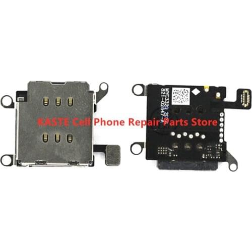 1pcs Dual SIM Slot Flex Cable For iPhoe 12 Inner Dual SIM Card Reader Socket Tray Adapter With Flex Ribbon Replacement Parts