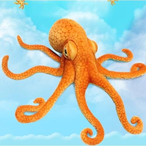 1 pcs Simulation Octopus Doll Octopus Plush Toy Pillow Seabed Animal Squid Doll Creative Octopus Gift
