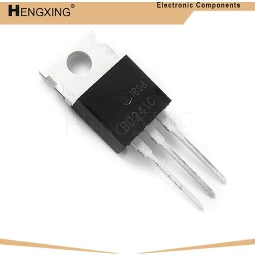 10piece BD241C BD241 TO-220 In Stock