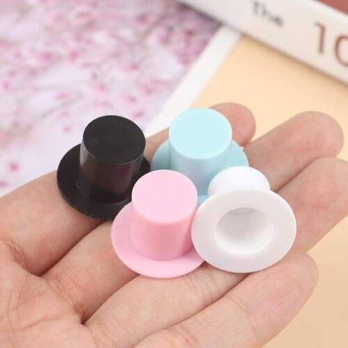 20pcs Mini Cute Doll House Hat Ornament Small Hat Mini Doll DIY Jewelry Decoration