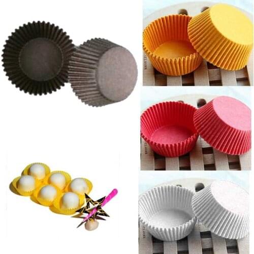 ANGRLY 500pcs/bag Paper Cake Cup Liners Baking Cup Muffin Kitchen Cupcake Cases & Happy Kitchen Time Forma De Smile Tarte Gifts