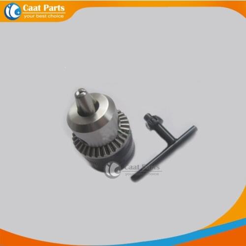 Free shipping! Metal 1.5-10mm Capacity M10X1.5 Mount Electric Drill Chuck w Key Tool,High-quality