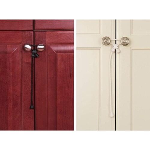 Safety Cabinet Lock Rope 1pc Baby Child For Knobs Child Safe Cabinets Latches Strap For Kids Proofing Kitchen Buckle Hooks Door