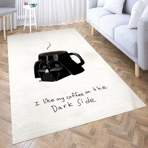 Coffee Carpet for Living Room 3D Anime Cartoon Rug Gamer Teen Room Bedside Lounge Rug Kids Children Floor Mats