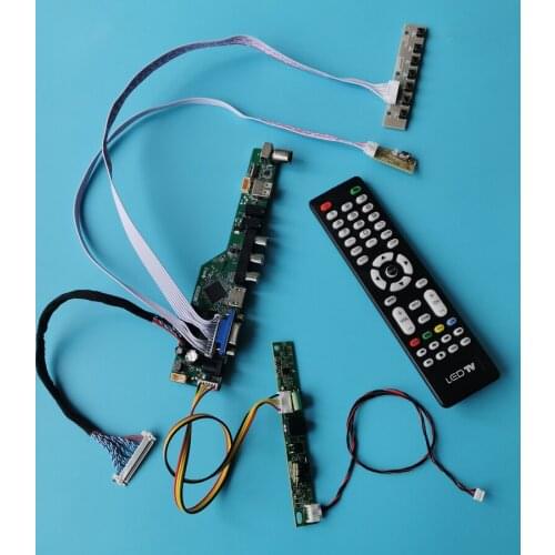 LVDS 1920*1080 WLDE 60Hz 30-Pin screen VGA+USB+AV fit MT215DW01/MT215DW02/MT230DW01/MT230DW03 display controller board kit