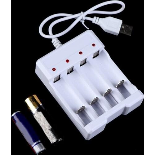 Hot sale USB Output Battery Charger 4 Slot Adapter For AA / AAA Battery Quick Charge