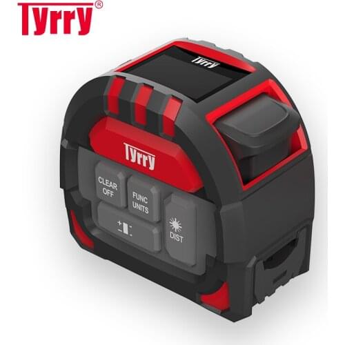 TYRRY Digital Tape Measure Retractable 5m Stainless Steel Percision Measuring Tools Laser Level Measuring Tape