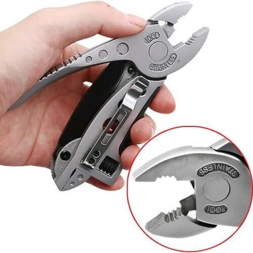 JINRUI Outdoor camping multi-function pliers multi-tool pliers multi-function wrench folding screwdriver tool combination