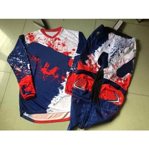 2020 Element MX Racing Black Red Jersey Pants Combo Motocross off-road DH Dirt Bike Gear