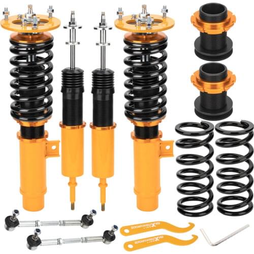 Lowering Coilover Kit for BMW E92 E93 3 SERIES 2007 - 2011 Shocks & Coil Spring 24 Ways adjustable damper